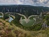 Srbsko na kole - kaňon řeky Uvac